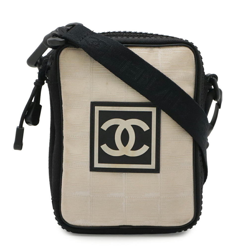 CHANEL Black Logo Shoulder Bag
